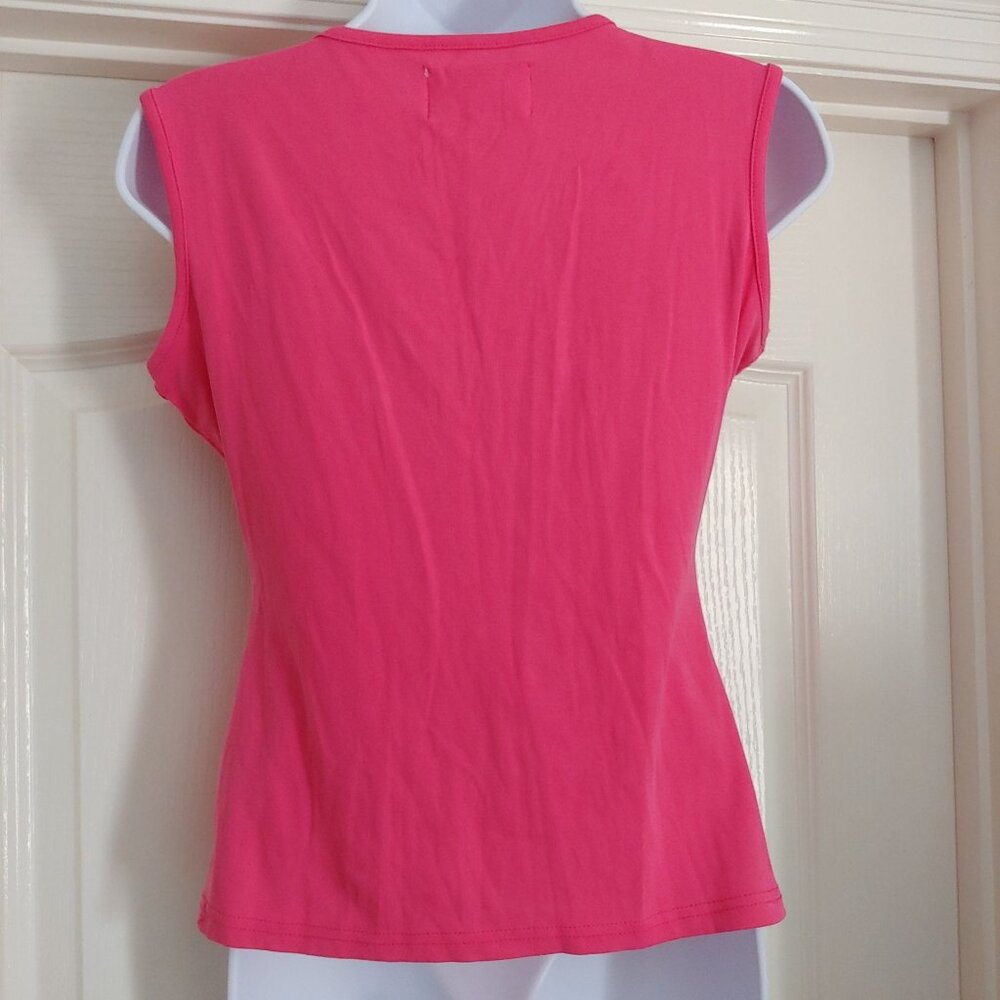 Babes Biker Wear Angel Wings Pink Tank Small - Picture 7 of 10